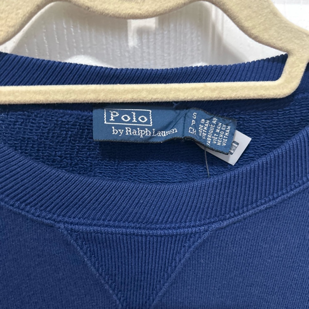 Ralph Lauren Blue Sweater with Red Logo - Picture 2 of 5